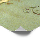 Victoriaans Valentijnsdag, Engel Tortelduifjes Poster (Hoek)