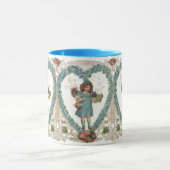  Victoriaans Valentijnsdag, hartslag Mok (Midden)