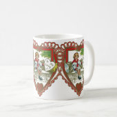  Victoriaans Valentijnsdag, jongen in hart Koffiemok (Voorkant rechts)