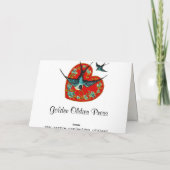 Victoriaans Valentijnsdag Kaart (Achterkant)