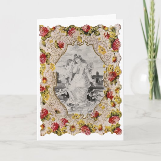 VICTORIAANS VALENTIJNSDAG KAART (Voorkant)