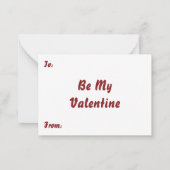  Victoriaans Valentijnsdag Kind met Rozen Notitiekaartje