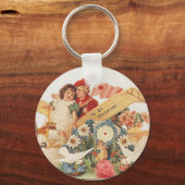 Victoriaans Valentijnsdag, Kinderen in het vliegt Sleutelhanger (Voorkant)