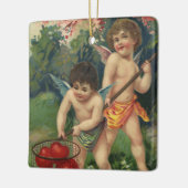 Victoriaans Valentijnsdag, liefdesaanbod Keramisch Ornament (Links)