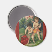  Victoriaans Valentijnsdag, liefdesaanbod Magneet (Voorkant / Achterkant)