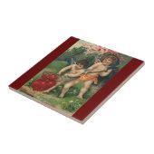  Victoriaans Valentijnsdag, liefdesaanbod Tegeltje (Zijkant)