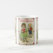  Victoriaans Valentijnsdag, verlegen kinderen Koffiemok (Center)