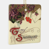  Victoriaans Valentijnsdag voor mijn kind Keramisch Ornament (Rechts)
