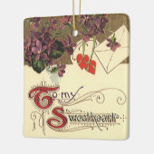  Victoriaans Valentijnsdag voor mijn kind Keramisch Ornament (Links)