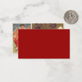 Victoriaans Valentijnsdag voor mijn kind Notitiekaartje (Voorkant / Achterkant in situ)