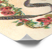  Victoriaans Valentijnse , Cherubs Angels Heart Poster (Hoek)