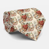 Victoriaans Valentijnse , Cherubs Angels Heart Stropdas (Opgerold)