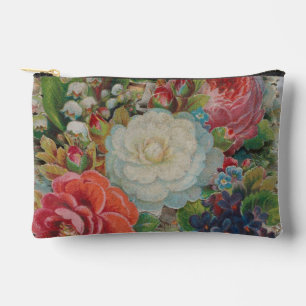 Victoriaans Valentijnskaart, bloemboeket Etui