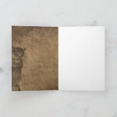 Victoriaans vampier Halloween Kaart (Binnen)