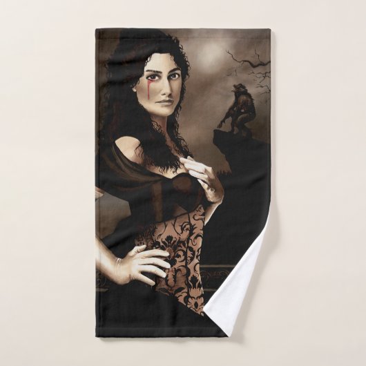 Victoriaans Vampier Weerwolf Bad Handdoek (Handdoek)