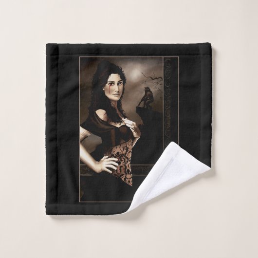 Victoriaans Vampier Weerwolf Bad Handdoek (Wasdoekje)
