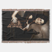 Victoriaans Vampier Weerwolf Deken (Voorkant)