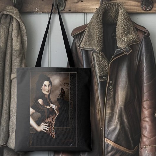 Victoriaans Vampier Weerwolf Tote Bag