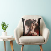 Victoriaans Vampire Lady Throw Cushion Kussen (Stoel)