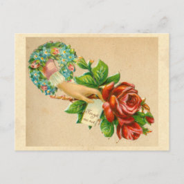 Victoriaans van een dop voorzien briefkaart