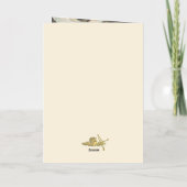 Victoriaans van Kleur Folie Valentijn Kaart (Achterkant)