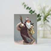 Victoriaans  van Santa Briefkaart (Staand voorkant)