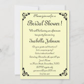 Victoriaans vanmiddag thee Vrijgezellenfeest Kaart (Achterkant)