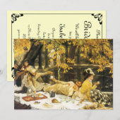 Victoriaans vanmiddag thee Vrijgezellenfeest Kaart (Voorkant / Achterkant)