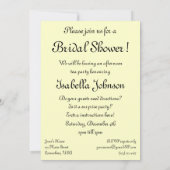  Victoriaans  vanmiddag thee Vrijgezellenfeest Kaart (Achterkant)