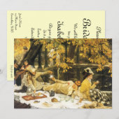  Victoriaans  vanmiddag thee Vrijgezellenfeest Kaart (Voorkant / Achterkant)