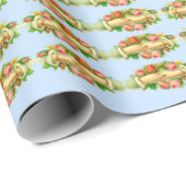 Victoriaans vastgelopen handdruk cadeaupapier (Rol Hoek)