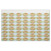 Victoriaans vastgelopen handdruk stof (Fat Quarter)