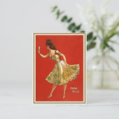 Victoriaans Vaudeville star Anna Held (1899) Briefkaart (Staand voorkant)