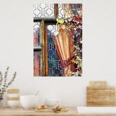 VICTORIAANS VENSTER POSTER (Keuken)