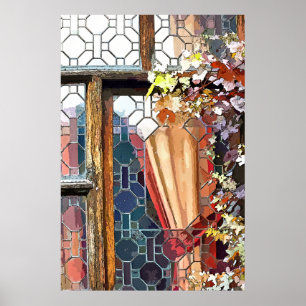 VICTORIAANS VENSTER POSTER