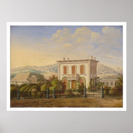 Victoriaans verblijfplaats, San Francisco, Calif.  Poster (Voorkant)