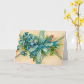 Victoriaans vergeet me niet de Kaart van de Nota (Gele Bloem)