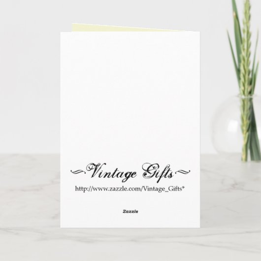  Victoriaans Verjaardag Kaart (Achterkant)