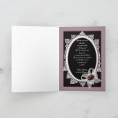 Victoriaans verjaardag, mama, ouderwets kaart (Binnen)