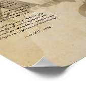 Victoriaans verplegingsgedicht poster (Hoek)