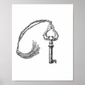 Victoriaans Victrola Key Poster (Voorkant)
