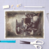 Victoriaans Vintage Auto Decoupage Tissuepapier (Craft)
