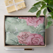 Victoriaans vintage Bloemontkoppeling Weefselpapie Tissuepapier (Geschenk)