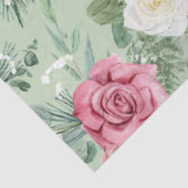 Victoriaans vintage Bloemontkoppeling Weefselpapie Tissuepapier (Detail)