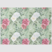 Victoriaans vintage Bloemontkoppeling Weefselpapie Tissuepapier (Voorkant)