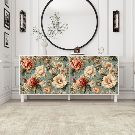 Victoriaans vintage Bloemontkoppeling Weefselpapie Tissuepapier