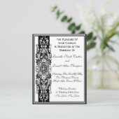 Victoriaans Vintage Kaart (Staand voorkant)