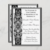 Victoriaans Vintage Kaart (Voorkant / Achterkant)