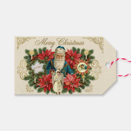 Victoriaans Vintage Kerstmis Cadeaulabel