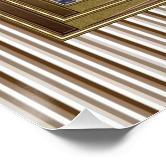 Victoriaans Vintage Poster (Hoek)